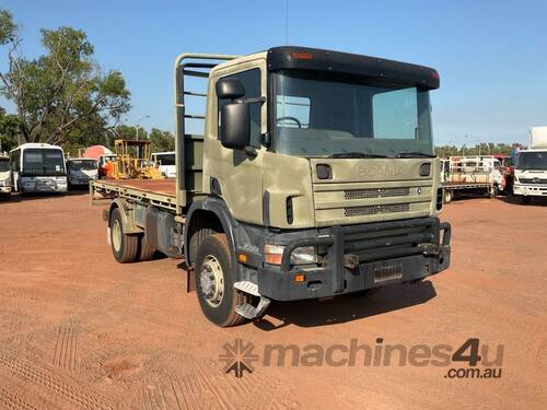 2004 Scania 114 Flat Top 4X4 Cargo Truck