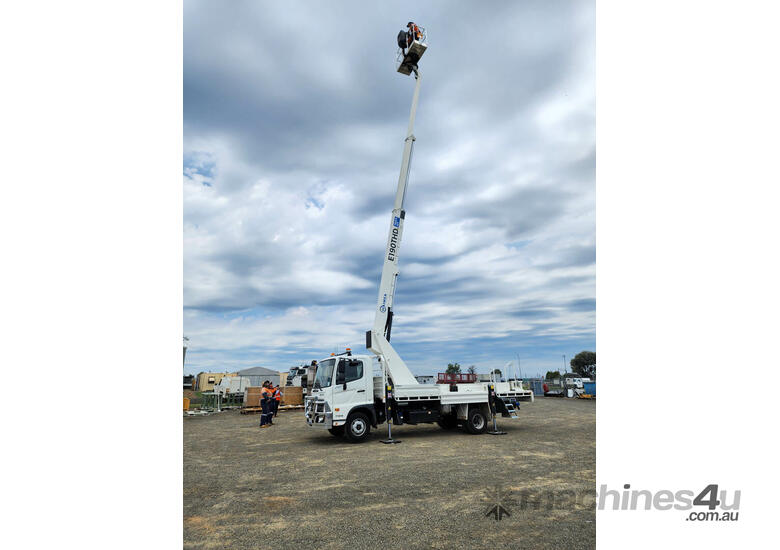 caption Truck Mounted Lift: Waimea E190THD - Exceptional Strength and Rigidity, Can Support 2 People