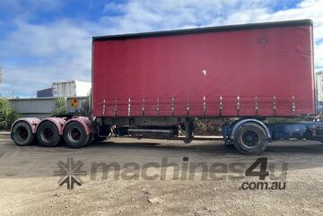 1998 Krueger 7.2m Tri/A b-Double Lead Tautliner trailer 1998 Krueger 7.2m Tri/A b-Double Lead Tautliner trailer