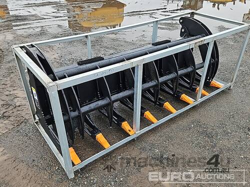 Unused Heavy Grass Fork Grapple to suit Skidsteer Loader 