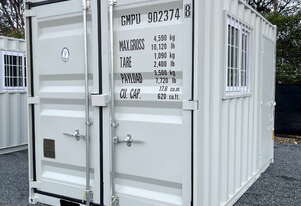 New 12ft Shipping Container with side Door & Window