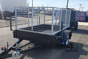 7x5 Single-Axle Trailer with 900mm Cage and Side Racks - Redefining Transport Solution!