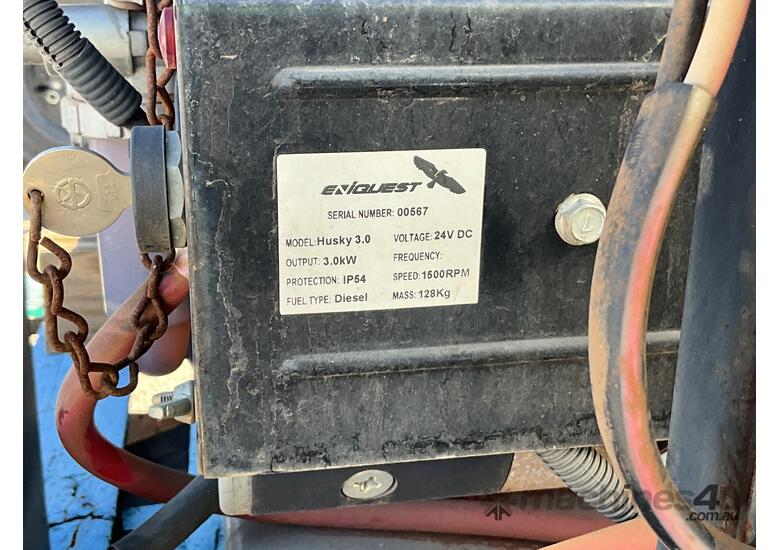 caption Yanmar TF70 Diesel Engine and Charger