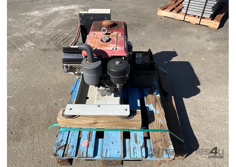 caption Yanmar TF70 Diesel Engine and Charger