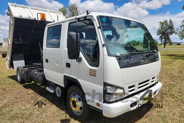 Isuzu NPR400 Crew 4x2 Dualcab PTO Tipper Truck. Ex Council