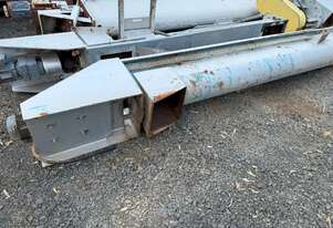 Conveyor Screw Type 4.1m Long x 320mm Dia with Sew gearbox