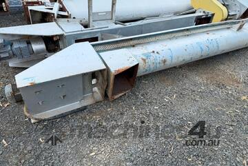Conveyor Screw Type 4.1m Long x 320mm Dia with Sew gearbox
