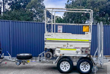 JLG 19ft Scissor Lift & Trailer Package