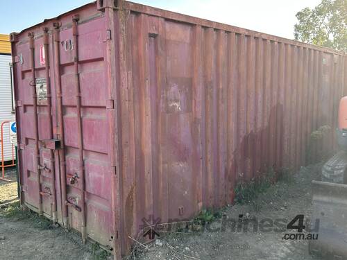 caption 20 Foot Shipping Container
