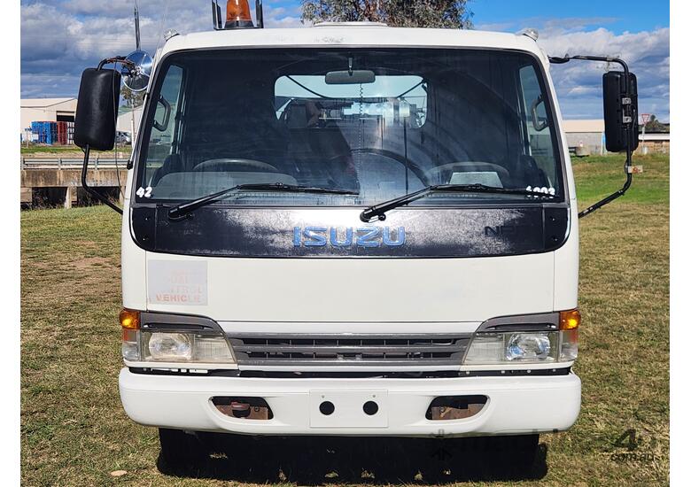 Isuzu NPR350 4x2 Automatic with Schwarze A4000 Street Sweeper Truck. Ex Council.