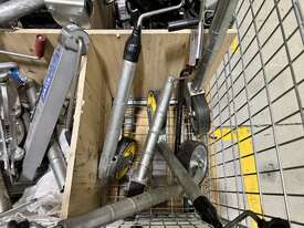 Cage Of Assorted Jockey Wheels And Stands - picture2' - Click to enlarge