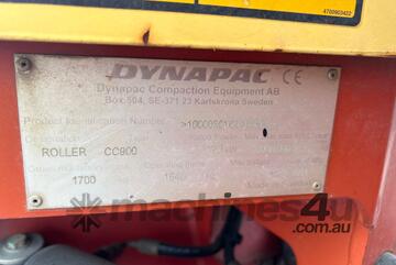 2011 Dynapac CC900 Articulated Dual Smooth Drum Roller 2011 Dynapac CC900 Articulated Dual Smooth Drum Roller