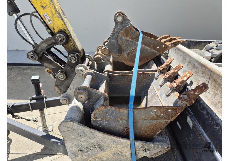 2021 Wacker Neuson EZ26 (2.6T) Excavator + 4T Tipper Trailer + Attachments