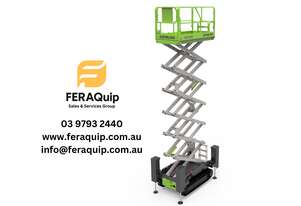 FERAQuip 14m ZS1216C Crawler Scissor ($207 per week) Finance Available