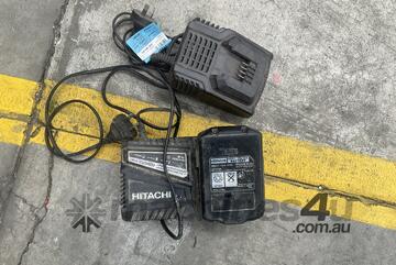 2x Single Tool Battery Fast Chargers with 1x Battery