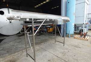 Conveyor, Belt (Mesh), 650mm W x 2350mm L x 1750mm H