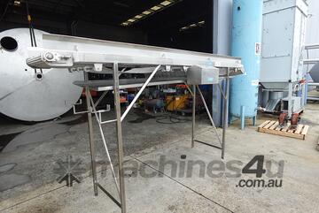 Conveyor, Belt (Mesh), 650mm W x 2350mm L x 1750mm H