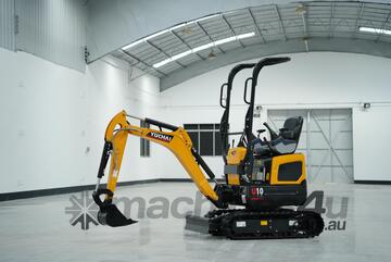 Yuchai U10 1 ton micro excavator with buckets