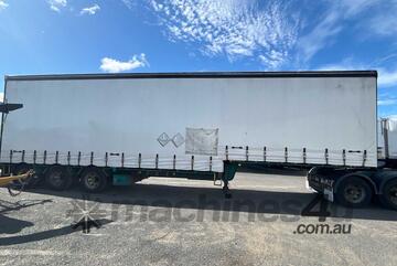 2012 Vawdrey VB S3 Tri Axle Drop Deck Curtainsider B Trailer