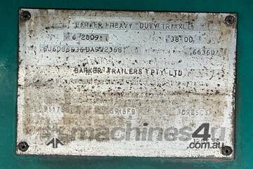 2009 Barker Heavy Duty Tri Axle OD Tri Axle Flat Top Curtainsider A Trailer