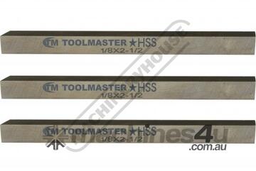 High Speed Steel Bits - Pack of 3 1/8