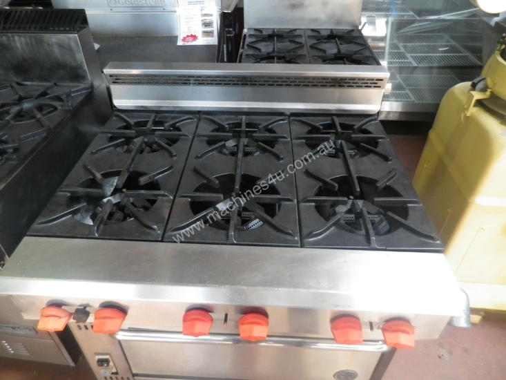caption Goldstein 6 Burner Oven Range
