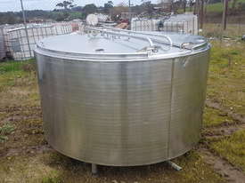 STAINLESS STEEL TANK, MILK VAT 1760 LT - picture1' - Click to enlarge