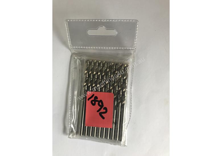 10 x 8mm Professional Drill Bits HSS-G Ground Bright Metal Plastic Wood