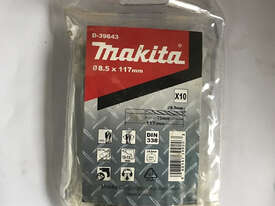 Drill Bit 8.5mmØ HSS Makita Tools Jobber Pack of 10 D-39643 - picture1' - Click to enlarge