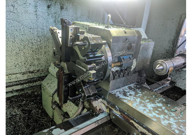 caption USED ACRA CNC LATHE