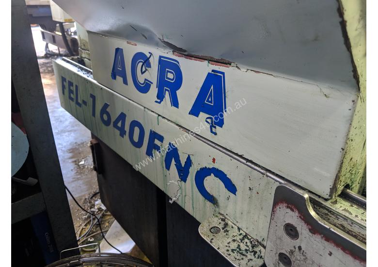 caption USED ACRA CNC LATHE