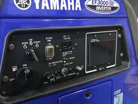 Yamaha EF3000iSE Inverter Generator  240 Volt Power Silent Running Petrol Engine - picture0' - Click to enlarge