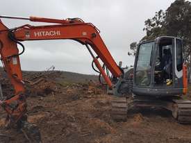 Hitachi ZX85USB-3 Excavator. Buckets, Ripper, Stick Rake - picture0' - Click to enlarge