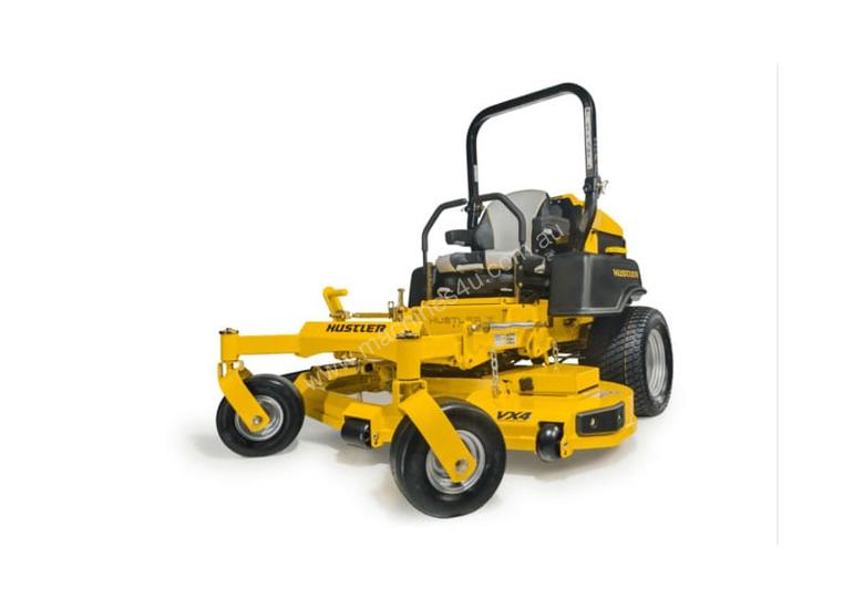 caption HUSTLER SUPER Z DIESEL RIDE ON MOWER