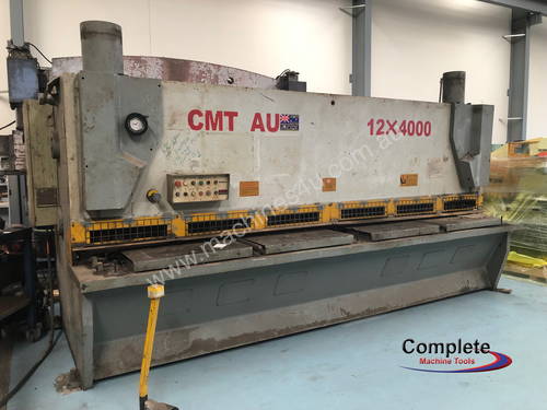 Used CMT 12mm x 4000mm VR guillotine