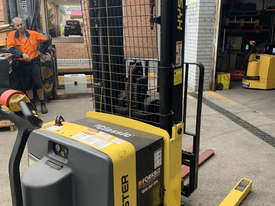 Hyster Electric Walkie Stacker - Hire - picture0' - Click to enlarge