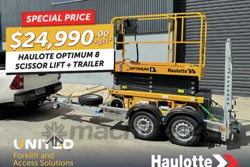 Electric Scissor Lift & Trailer Package