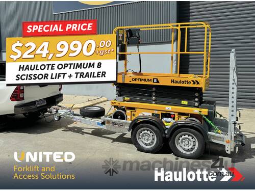 Electric Scissor Lift & Trailer Package