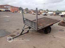 AUSSIE TRAILERS SINGLE AXLE TRACTOR DRAWN FLAT TOP TRAILER - picture0' - Click to enlarge