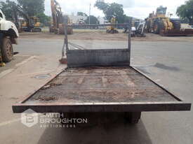 AUSSIE TRAILERS SINGLE AXLE TRACTOR DRAWN FLAT TOP TRAILER - picture1' - Click to enlarge