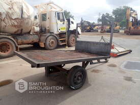 AUSSIE TRAILERS SINGLE AXLE TRACTOR DRAWN FLAT TOP TRAILER - picture2' - Click to enlarge