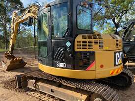 2010 CAT 308D CR 8.4T Zero Swing Hydraulic Excavator Steel Tracks - picture0' - Click to enlarge