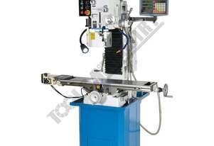 SHAW - HAFCO HM-48B Geared / Tilting Head Mill Drill with DRO, Z Axis Travel Motorised