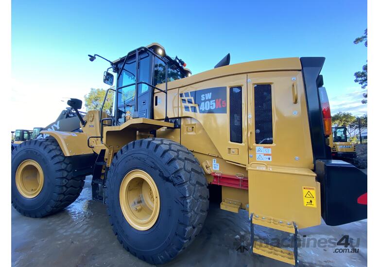 caption Sany SW405K Wheel Loader with Sany-Live Telematics