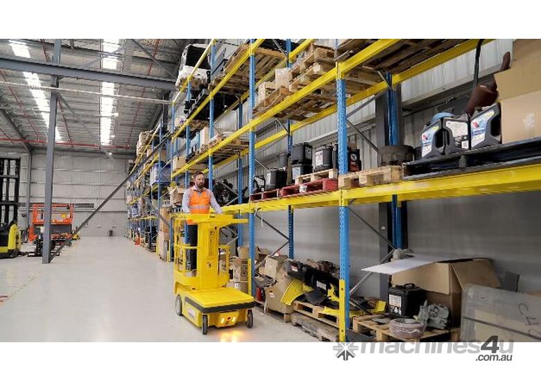 caption Brand New Order Picker Lift