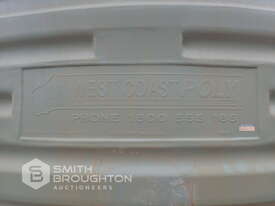 9000 LITRE WEST COAST POLY WATER TANK - picture0' - Click to enlarge