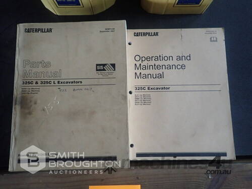 CATERPILLAR 325C EXCAVATOR SERVICE, PARTS & OPERATIONS MANUALS