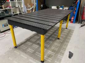BuildPro Modular Welding Table - Nitrided Finish - 2560 x 1250 x 900mm (LxWxH) - picture0' - Click to enlarge