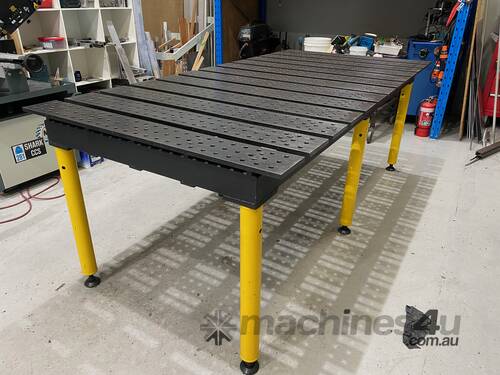BuildPro Modular Welding Table - Nitrided Finish - 2560 x 1250 x 900mm (LxWxH)