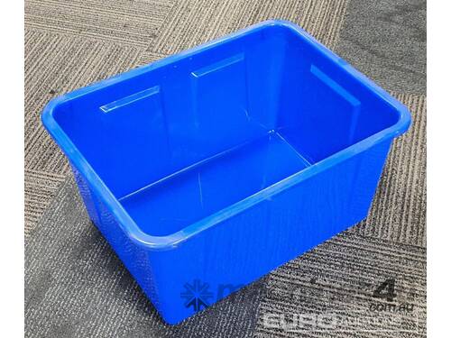 Unused 60lt Blue Tubs (5 of)